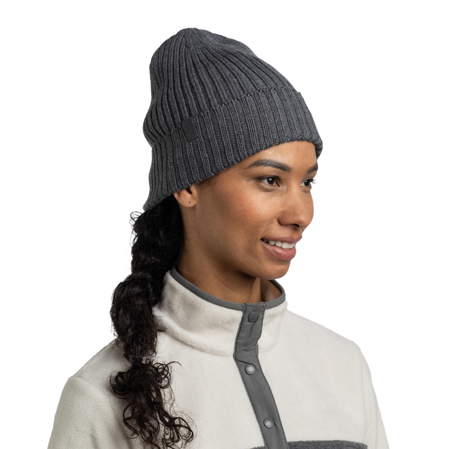 Gorro Knitted Unisex Buff Gris 4/5