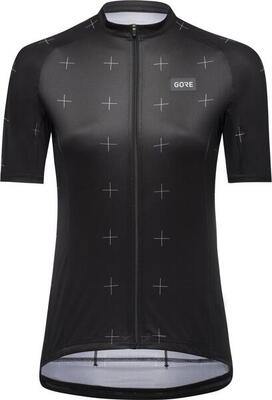 Maglia Gore Wear Daily a manica corta da donna nera/bianca