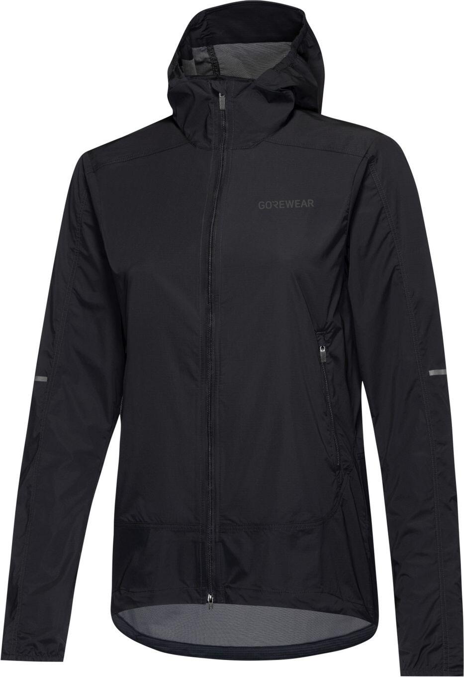 Chaqueta cortaviento Gore-Wear Fernflow para mujer Negro 3/3