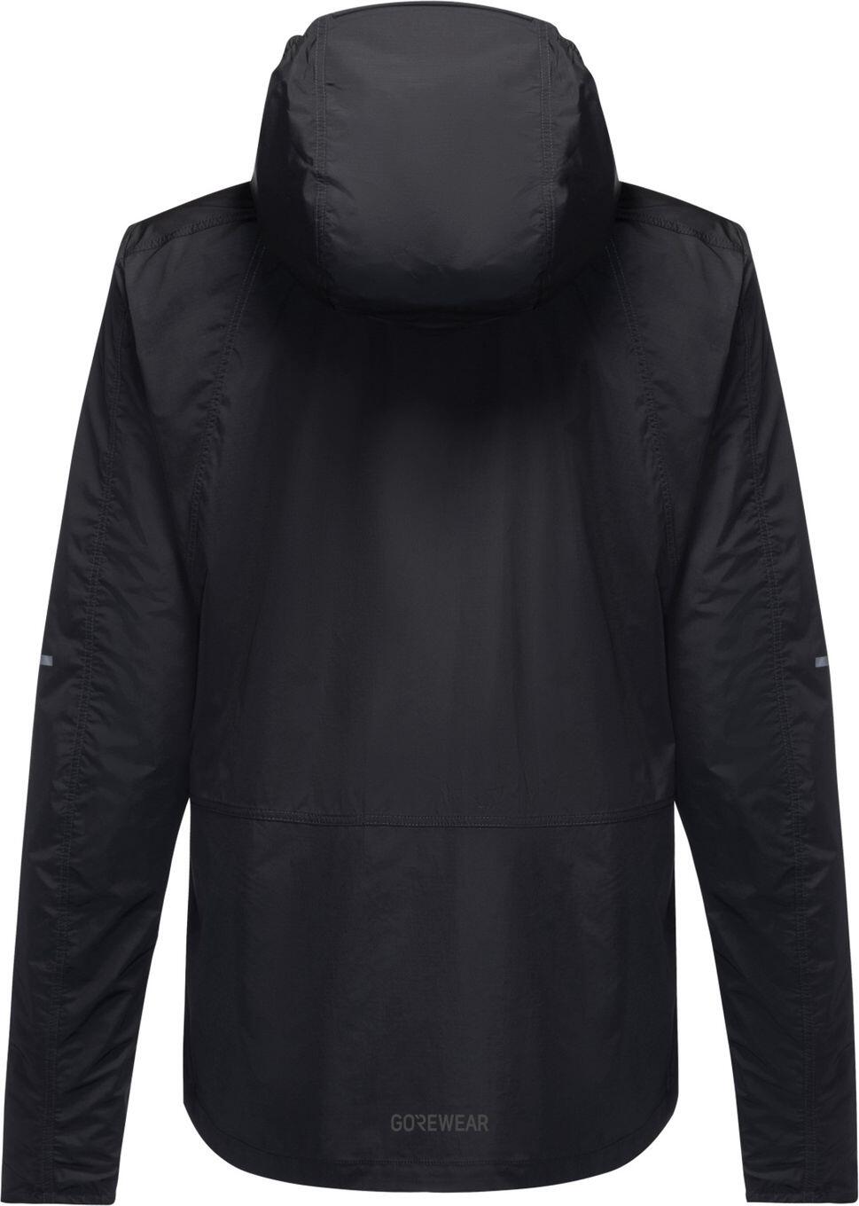 Chaqueta cortaviento Gore-Wear Fernflow para mujer Negro 2/3