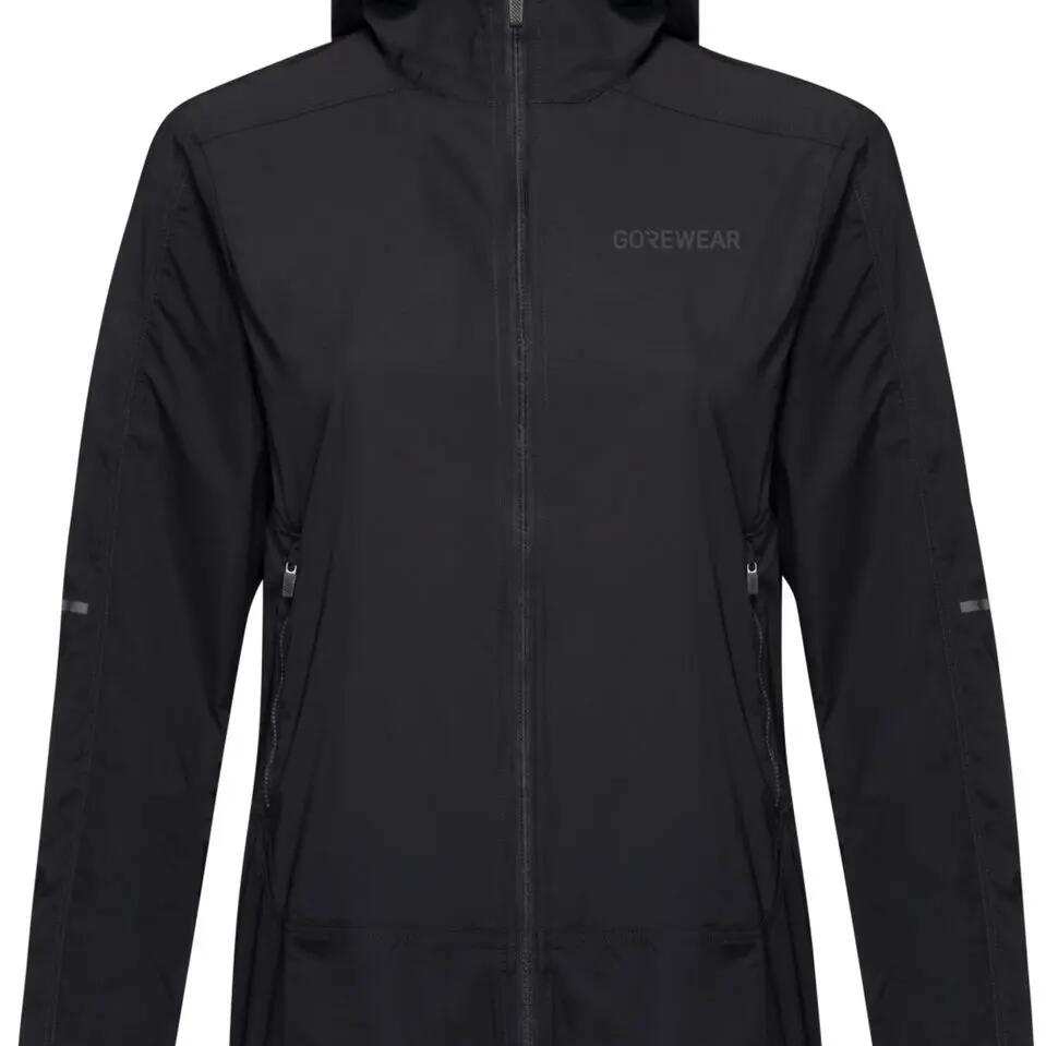 Women's Gore-Wear Fernflow Windbreaker Jacket Black
