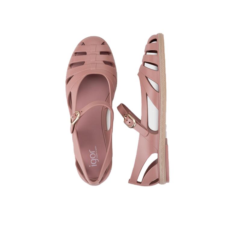 Sandalias Planas Mujer Igor  Rosa 3/3