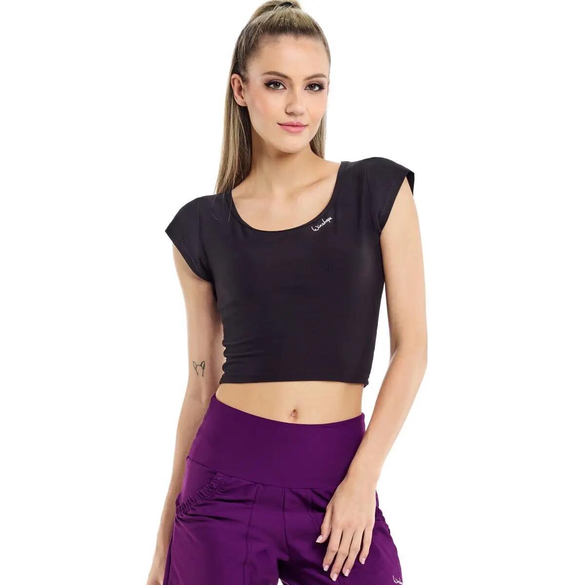 Functional Light and Soft Cropped Kurzarmshirt AET137LS 3/8