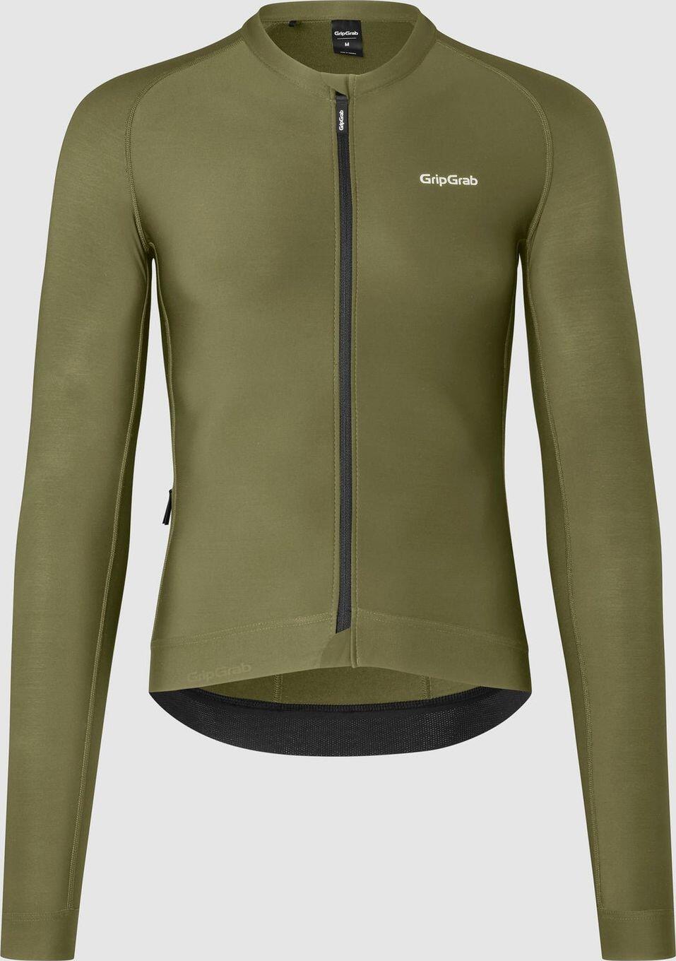 GripGrab PACR Langarm Trikot Grün Herren 6/7