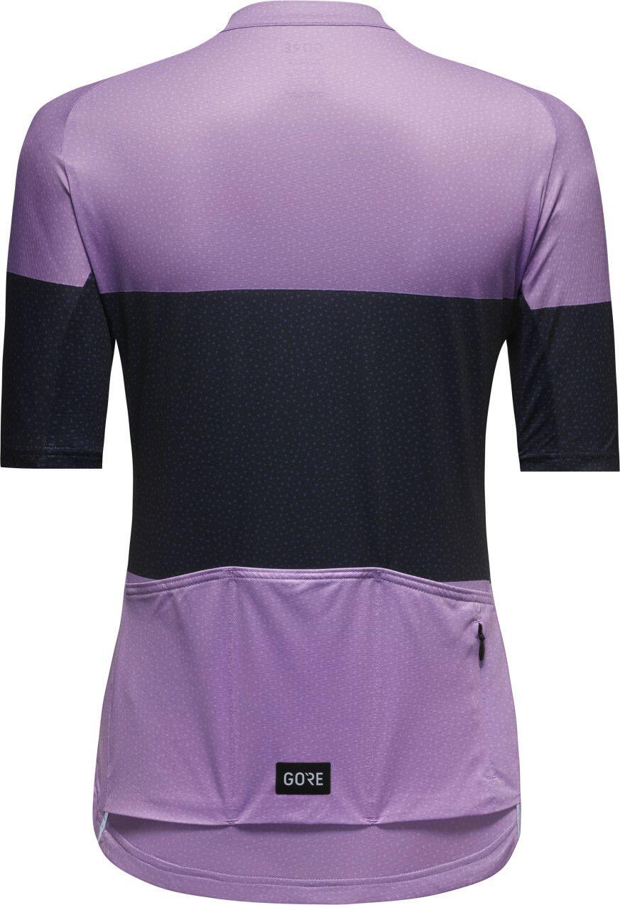 Maillot de manga corta Gore Wear Spirit Stripes Violeta/Azul 2/3