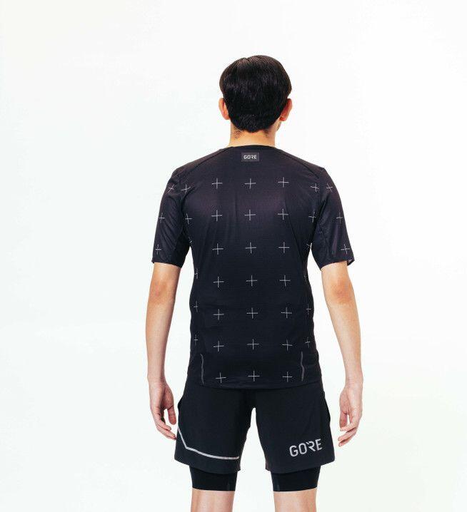 T-Shirt Running Gore Wear Contest Noir Homme 5/6