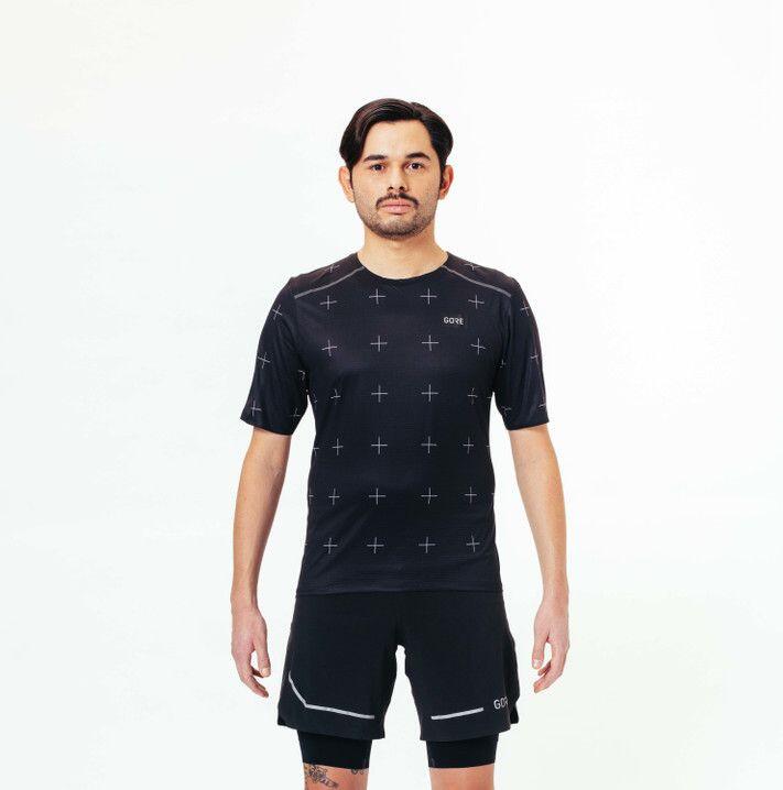 T-Shirt Running Gore Wear Contest Noir Homme 4/6