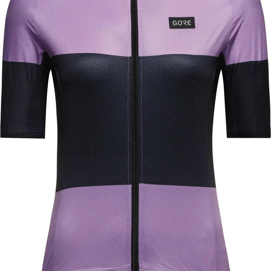 Gore Wear Spirit Stripes Violet/Blue short sleeve jersey