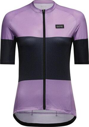 Gore Wear Spirit Stripes Kurzarm Trikot Violett/Blau