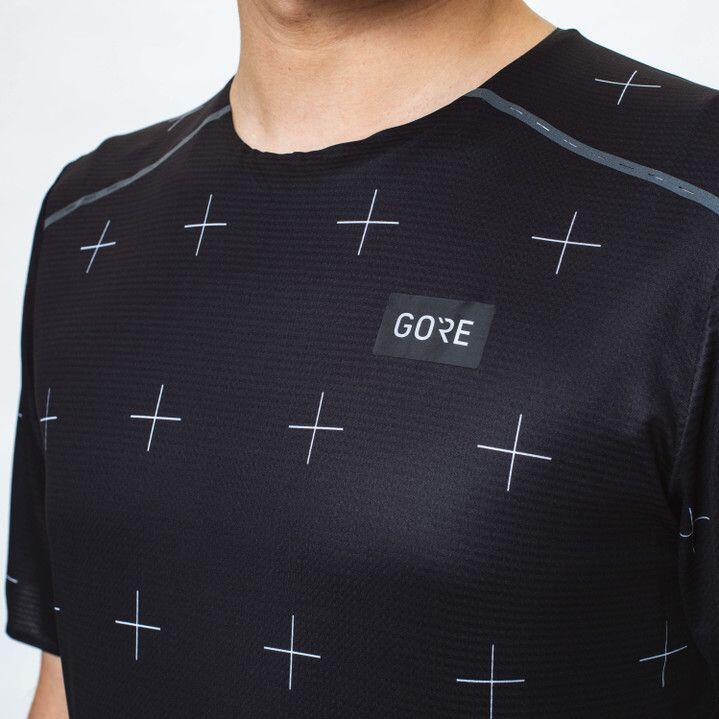 T-Shirt Running Gore Wear Contest Noir Homme 6/6