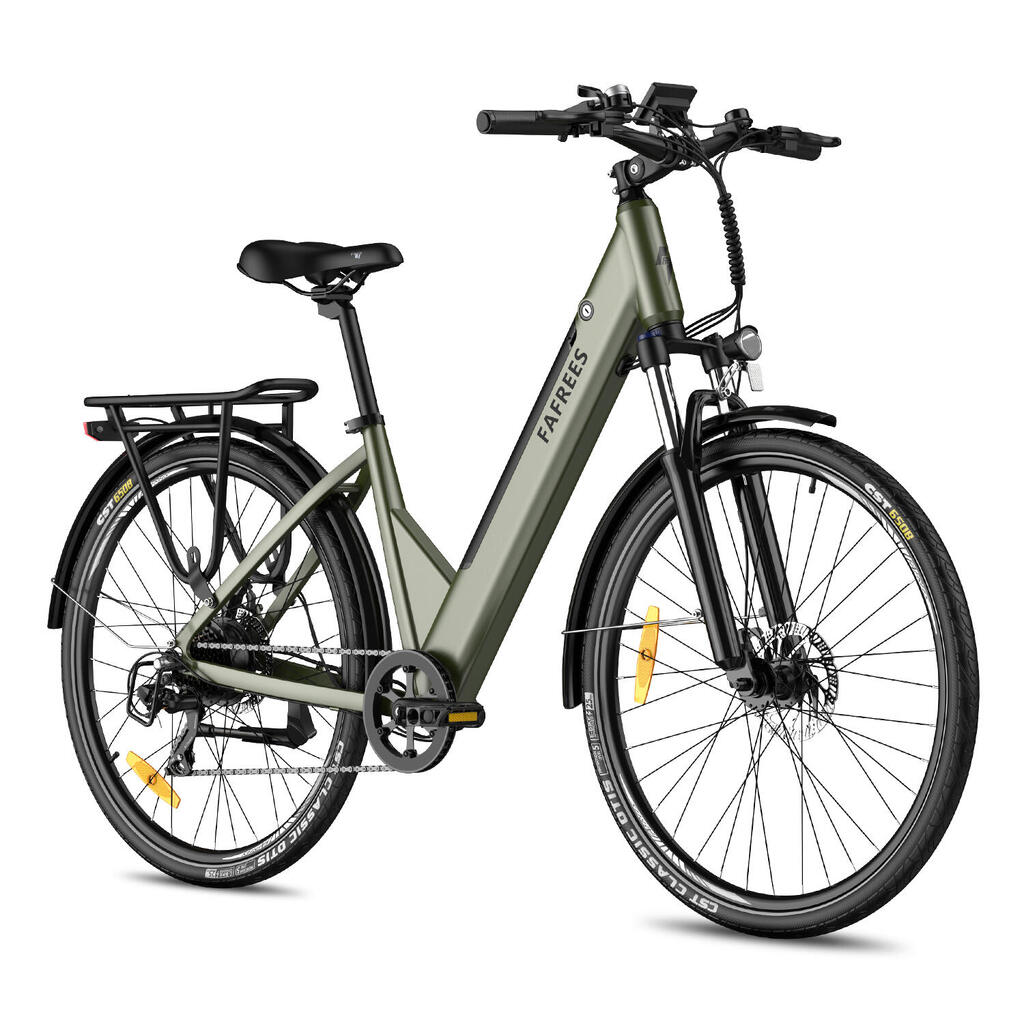 Mestský e-bicykel pre dospelých FAFREES F28 Pro 250W mechanické kotúčové brzdy