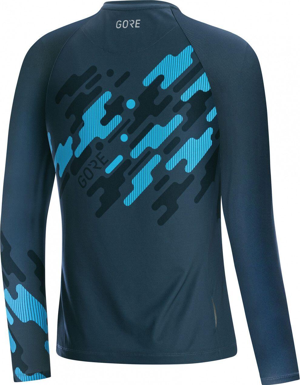 Maillot manches longues Femme GORE C5 Trail Bleu 2/4