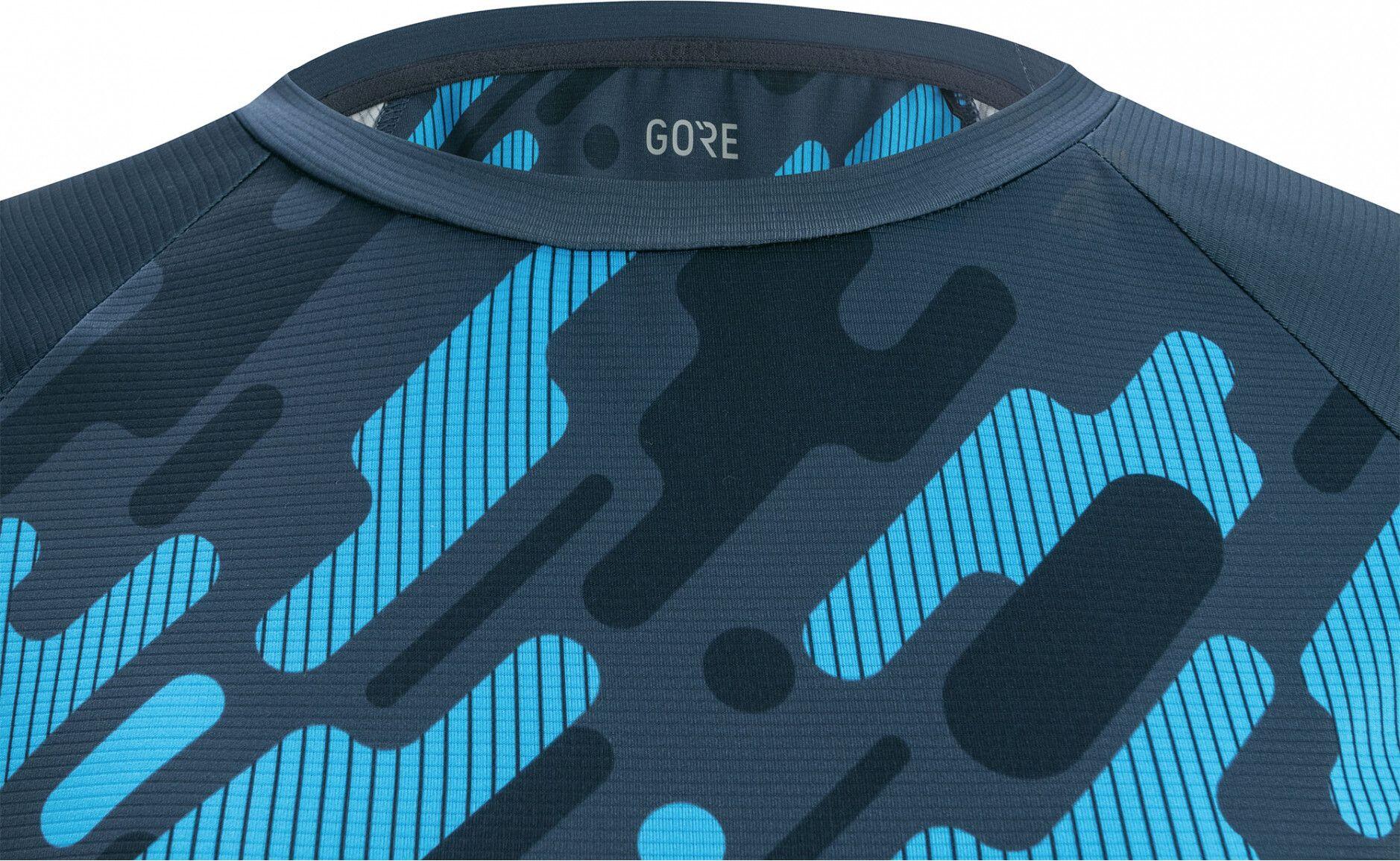 Maillot manches longues Femme GORE C5 Trail Bleu 4/4