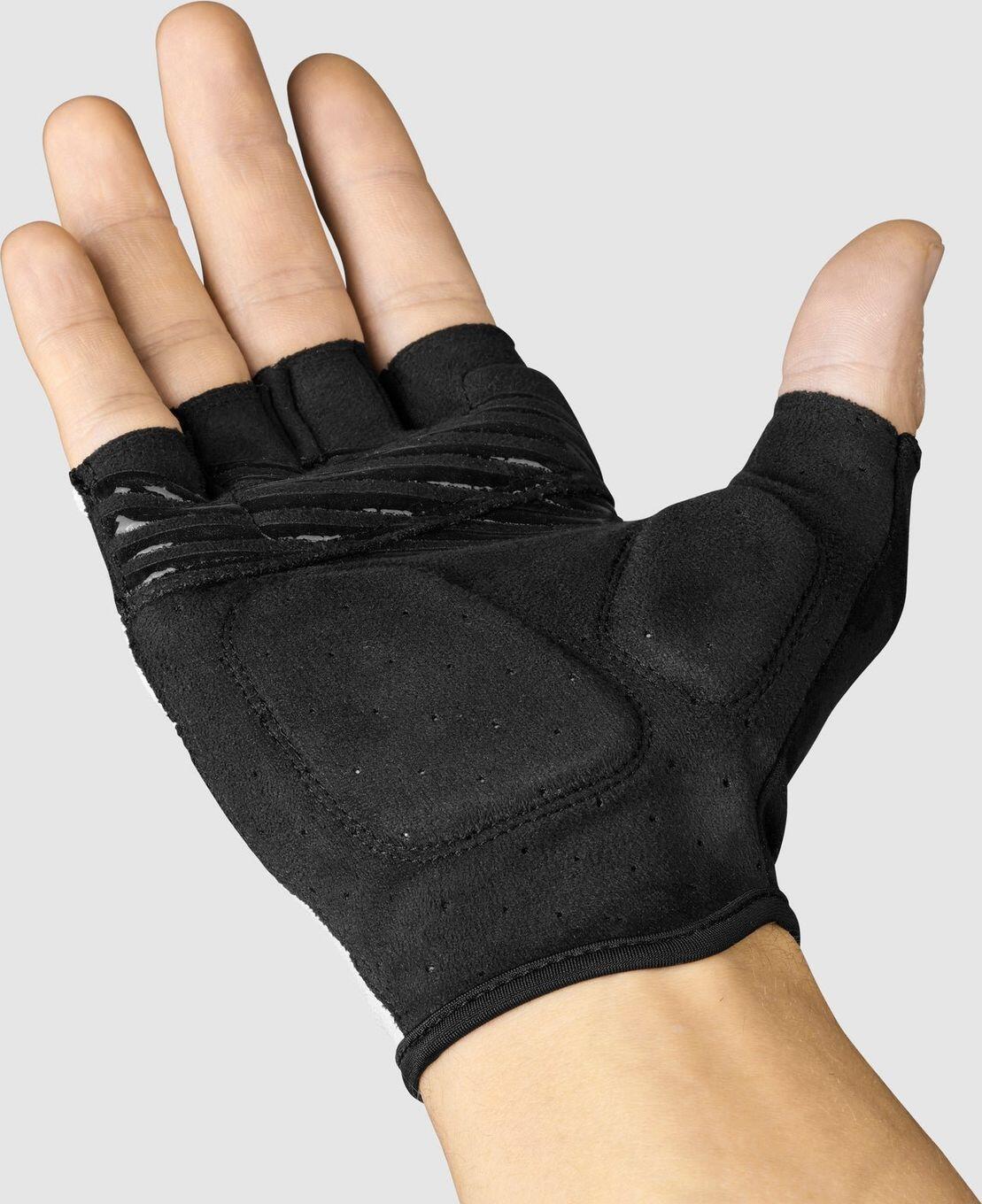 GripGrab EXPLR Guantes Acolchados de Dedo Corto Blanco 3/5