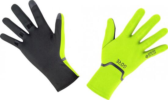 Gants Gore Wear Gore-Tex Infinium Stretch Jaune Fluo Noir