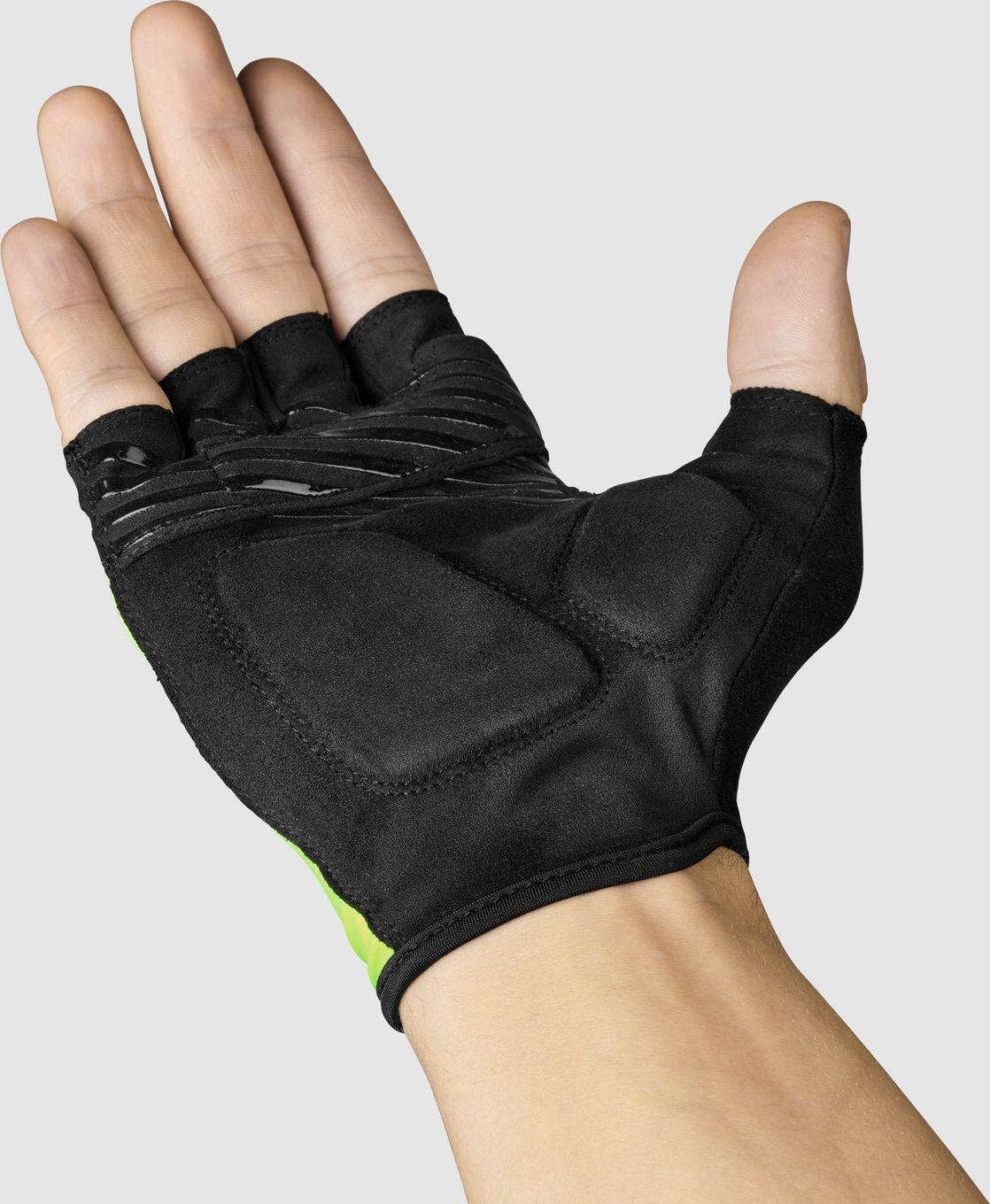 Gants courts d'été GripGrab RIDE Padded Jaune 3/5