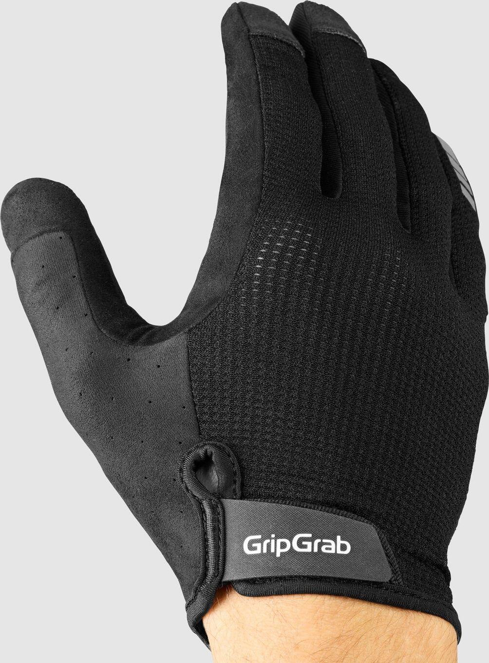 GripGrab EXPLR Guantes Largos Acolchados de Verano Negro 4/6