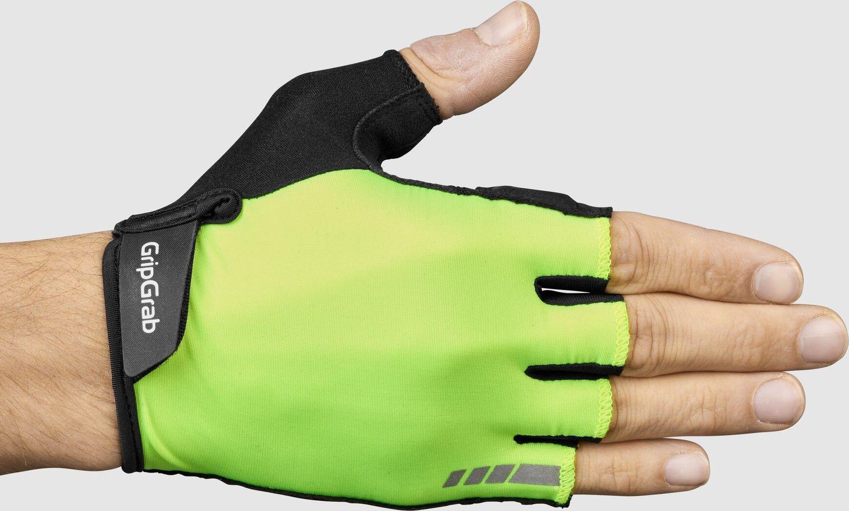 Gants courts d'été GripGrab RIDE Padded Jaune 2/5