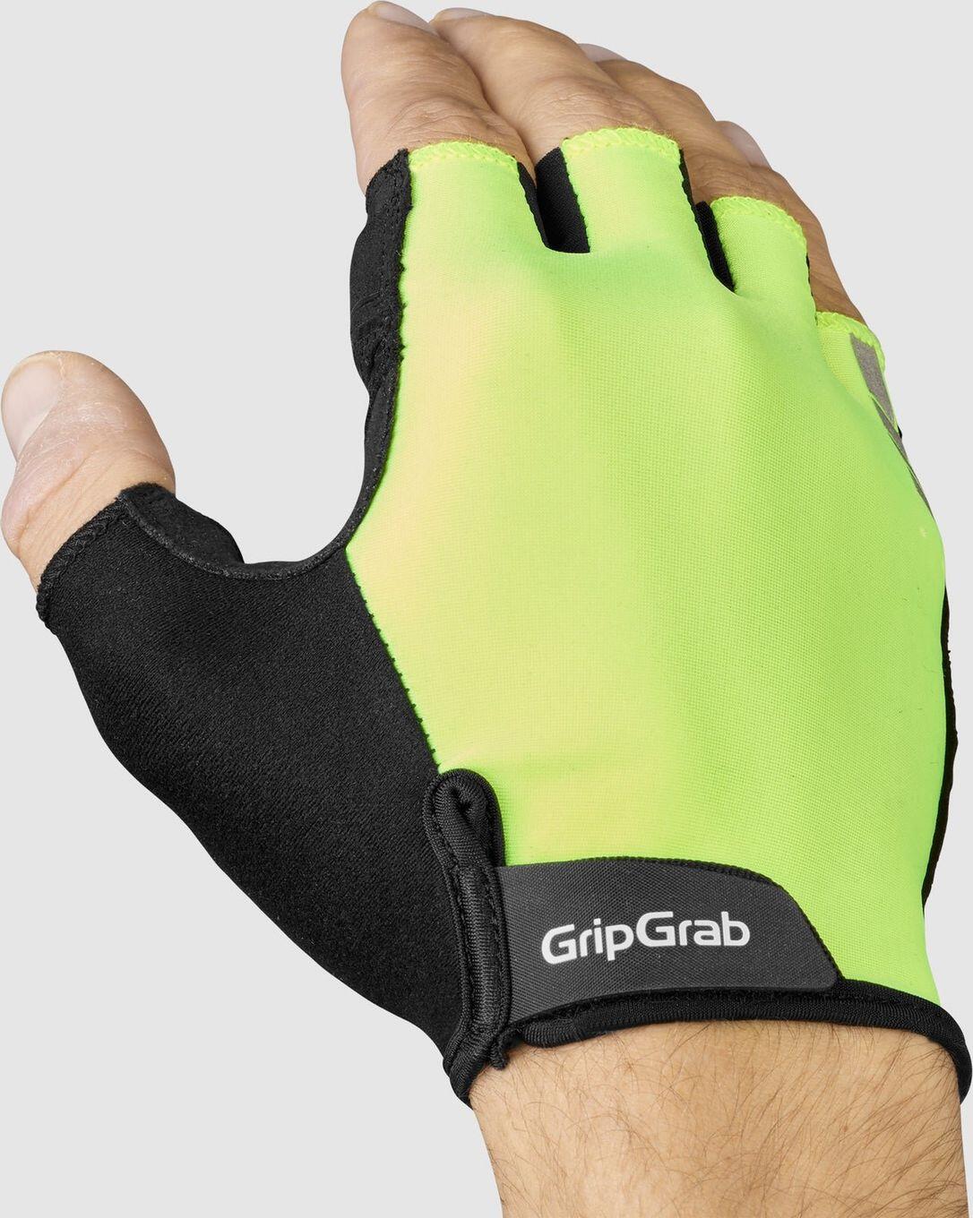 Gants courts d'été GripGrab RIDE Padded Jaune 4/5