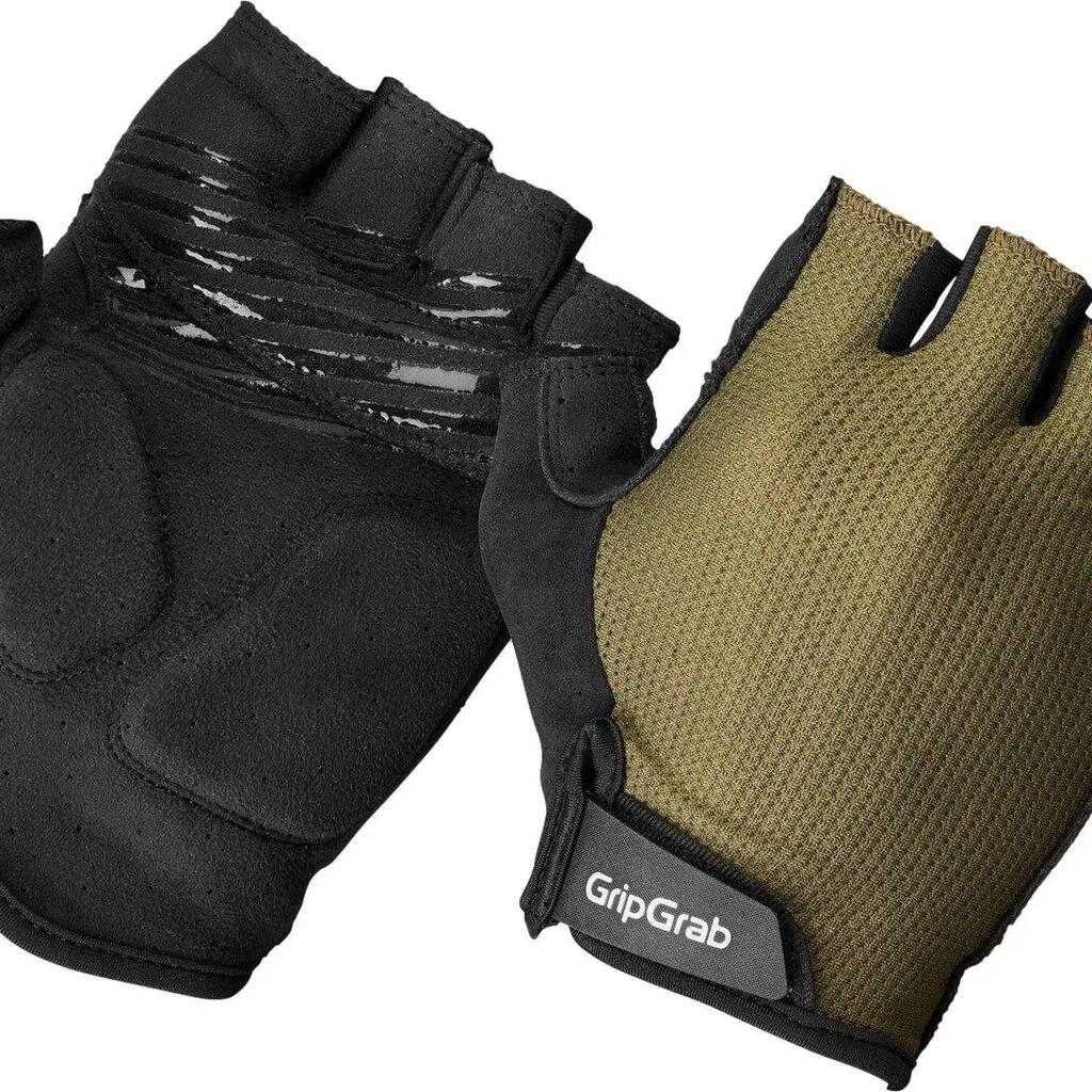 GripGrab EXPLR Padded Short Summer Gloves Green