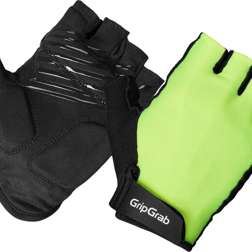 GripGrab W's RIDE Padded Short Finger Summer Gloves Yellow Women's