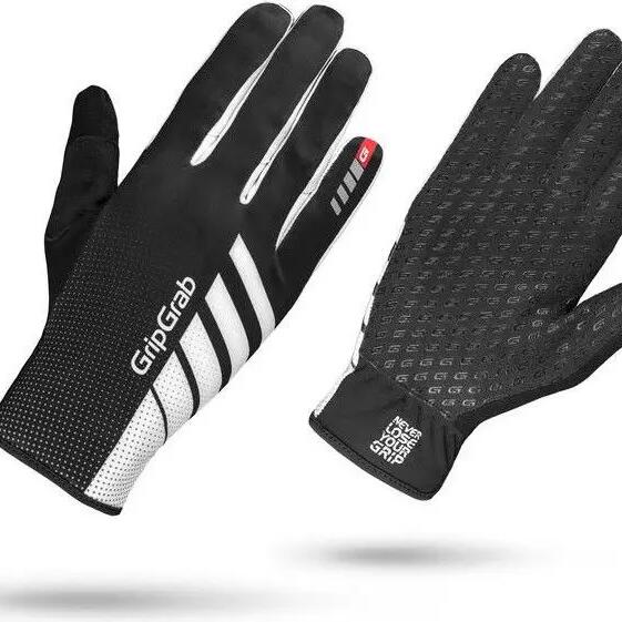 Long Gloves GRIPGRAB Raptor Black White