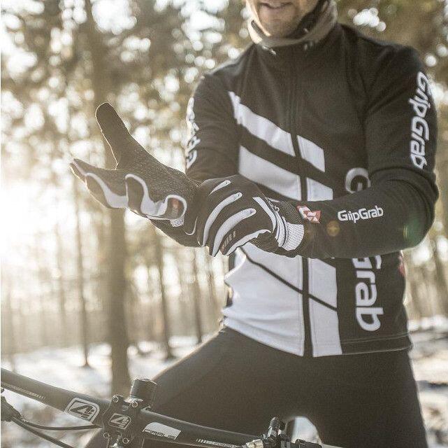 Gants Longs GRIPGRAB Raptor Noir Blanc 6/7