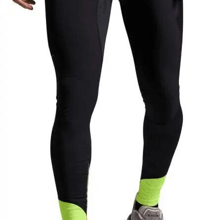 Gore Wear Concurve Running Hybrid Thermal Tights Black/Yellow for Men