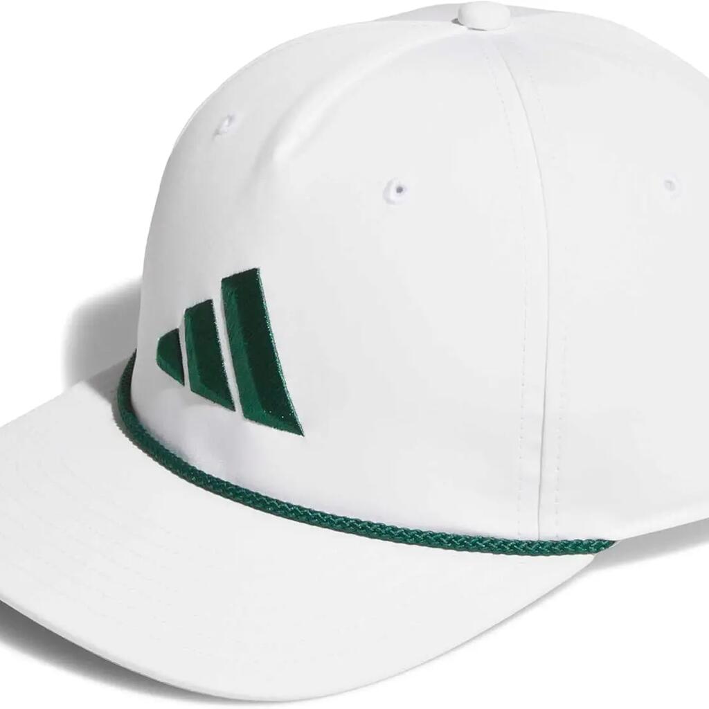 Adidas Tour 5-Panel Adjustable Men's Golf Cap – White/Green