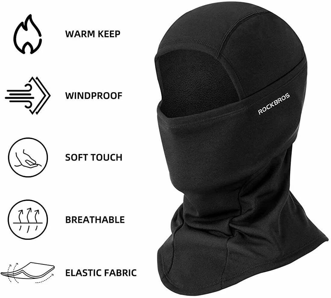 ROCKBROS Sturmhaube Balaclava warm winddicht 5/6