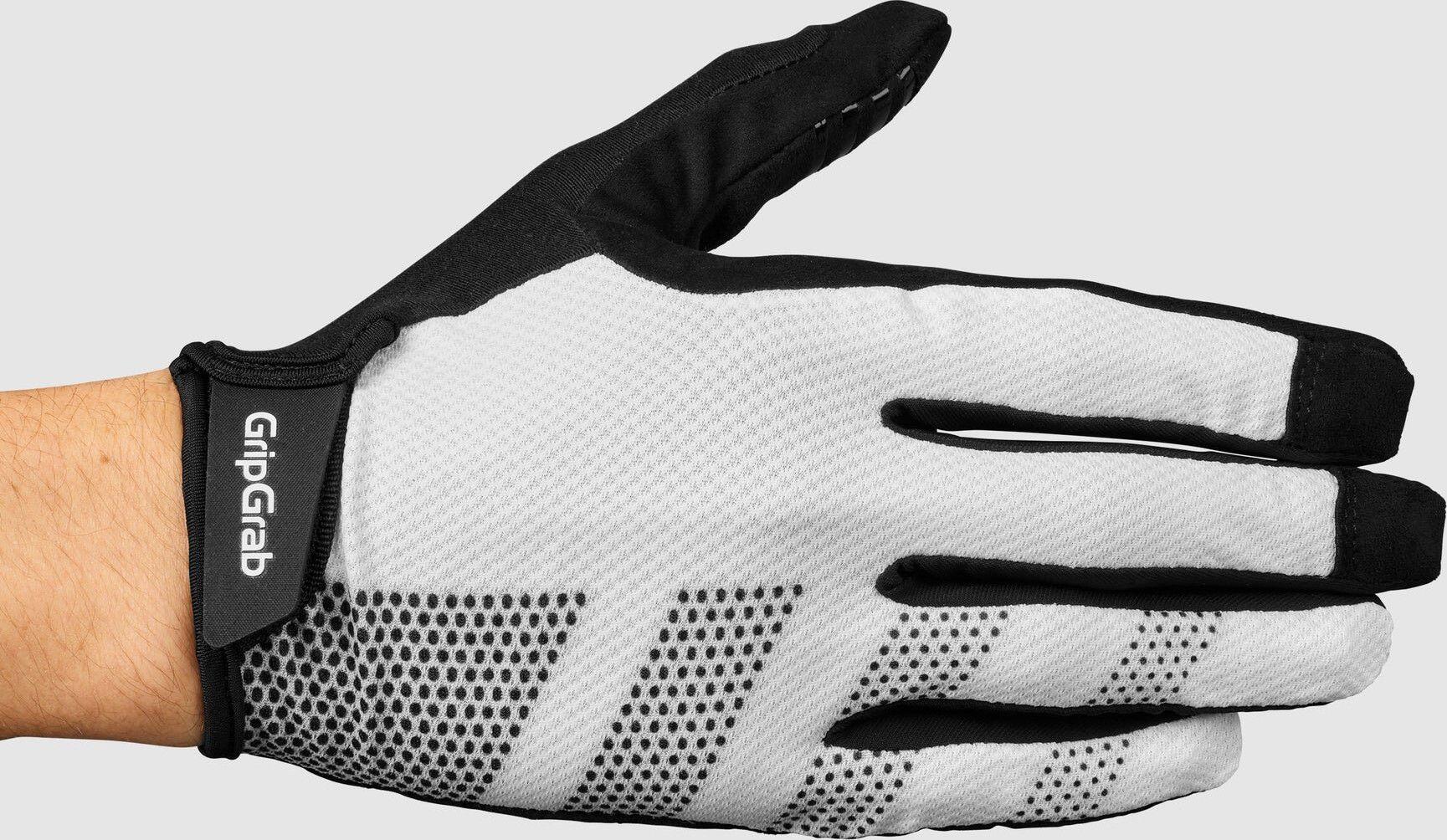 Gants longs d'été GripGrab RIDE Lite Padded Blanc 2/5