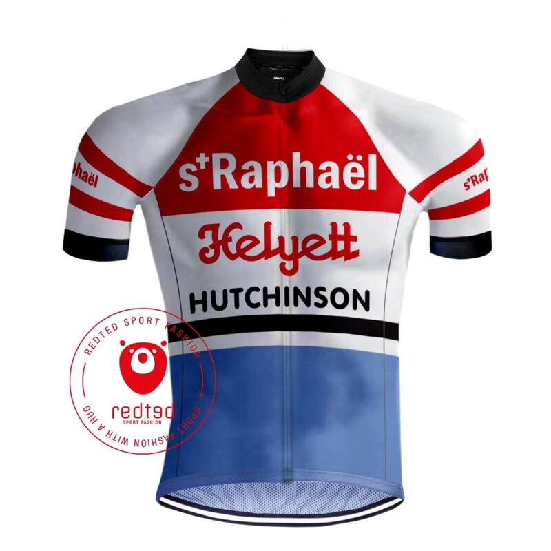 Camicia da ciclismo retrò Saint-Raphael - REDTED