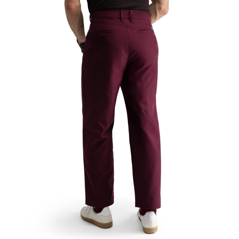 Pantalon de golf coupe droite homme Iron Cherry Rouge 2/6