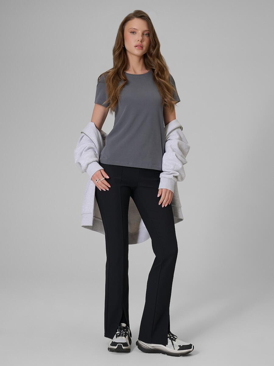 T-shirt slim gładki damski 4F 4FRSS26TTSHF3628 4/6