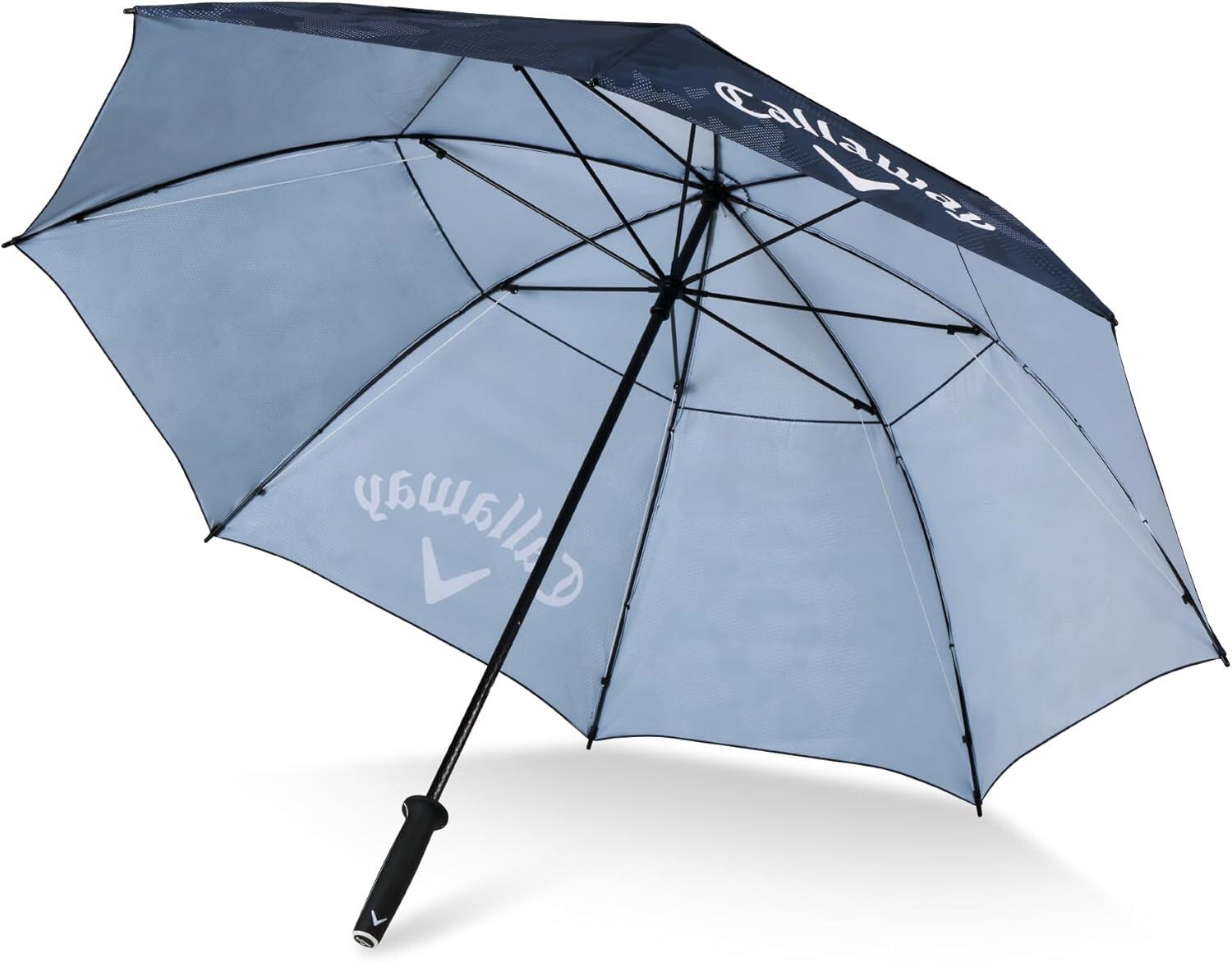 Callaway Shield 64" Umbrella 22, Paraguas de Golf, Camuflaje Azul 2/4