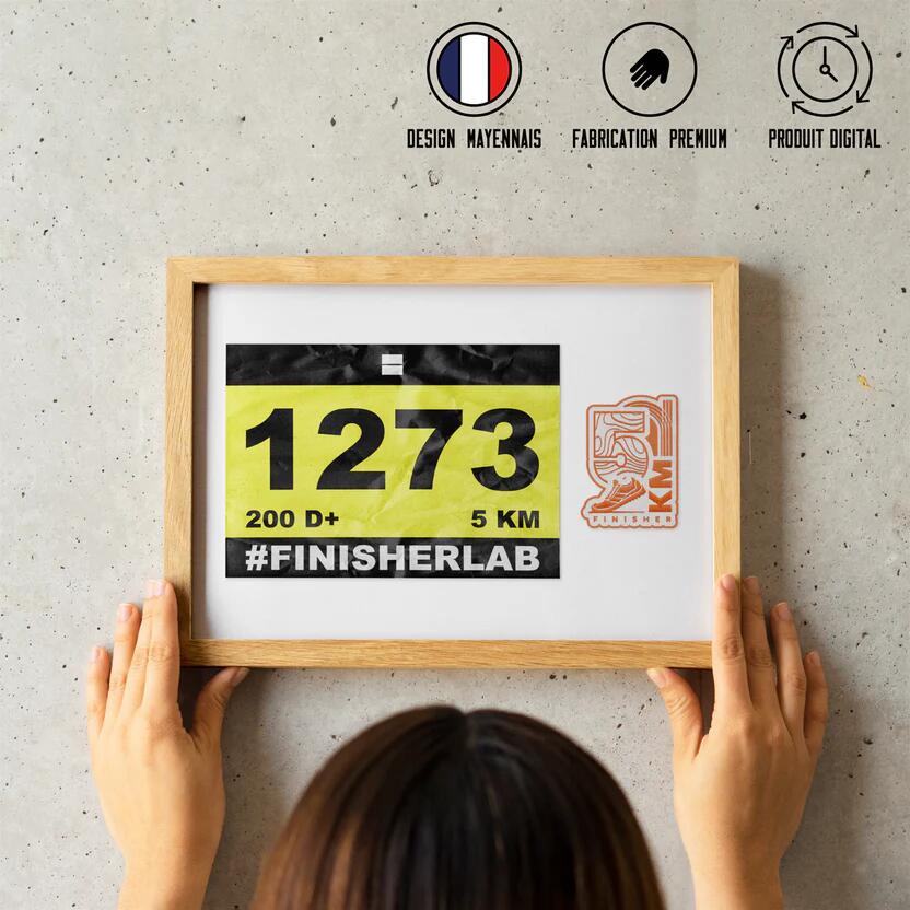 Écusson Finisher 5KM 3/5
