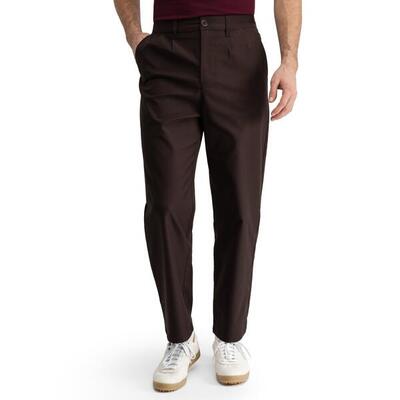Heren golf broek iron dark brown bruin