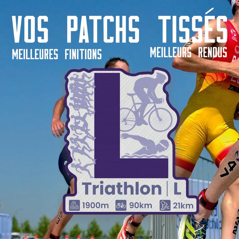 Écusson Triathlon L 2/5