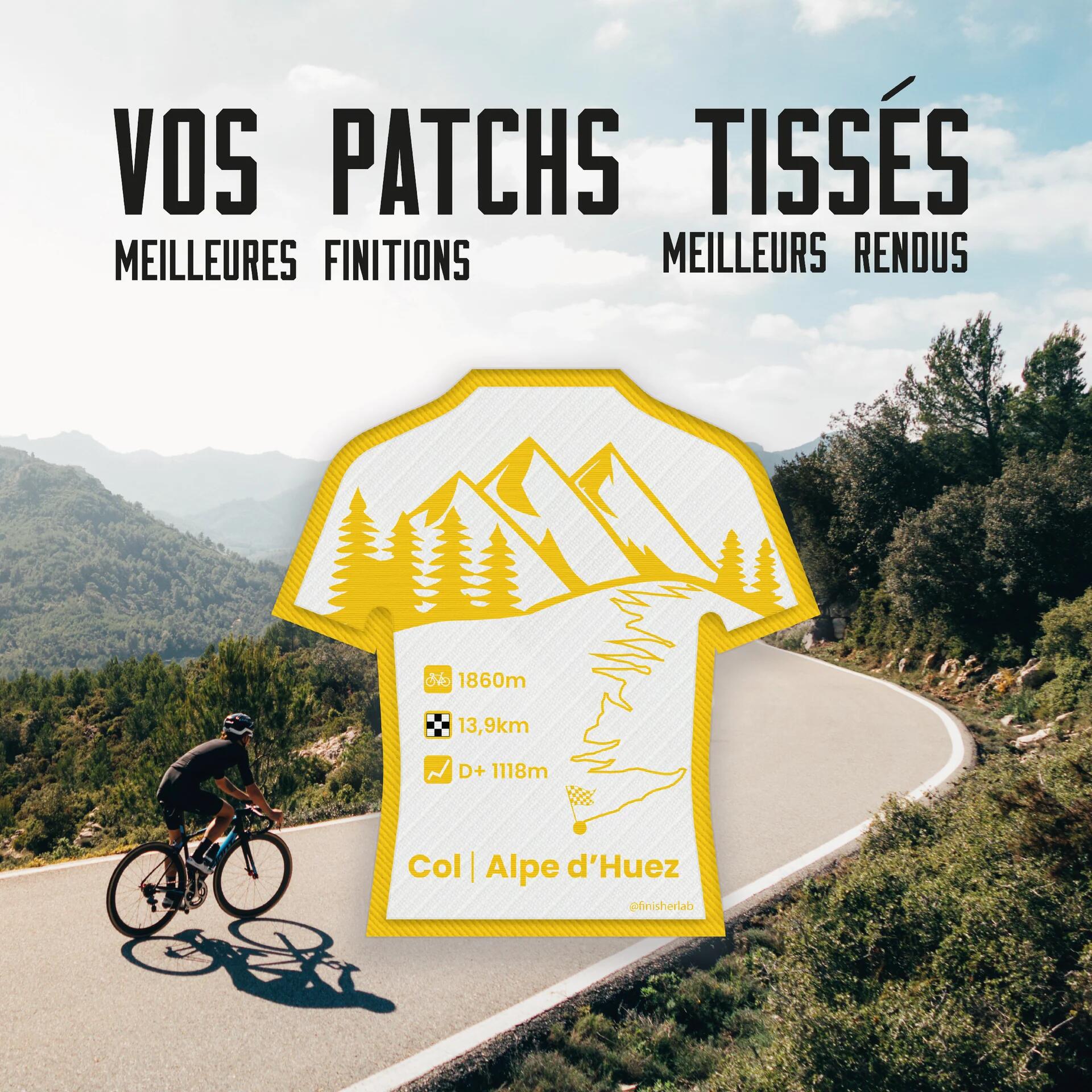 Écusson Col Alpe d'Huez 2/5