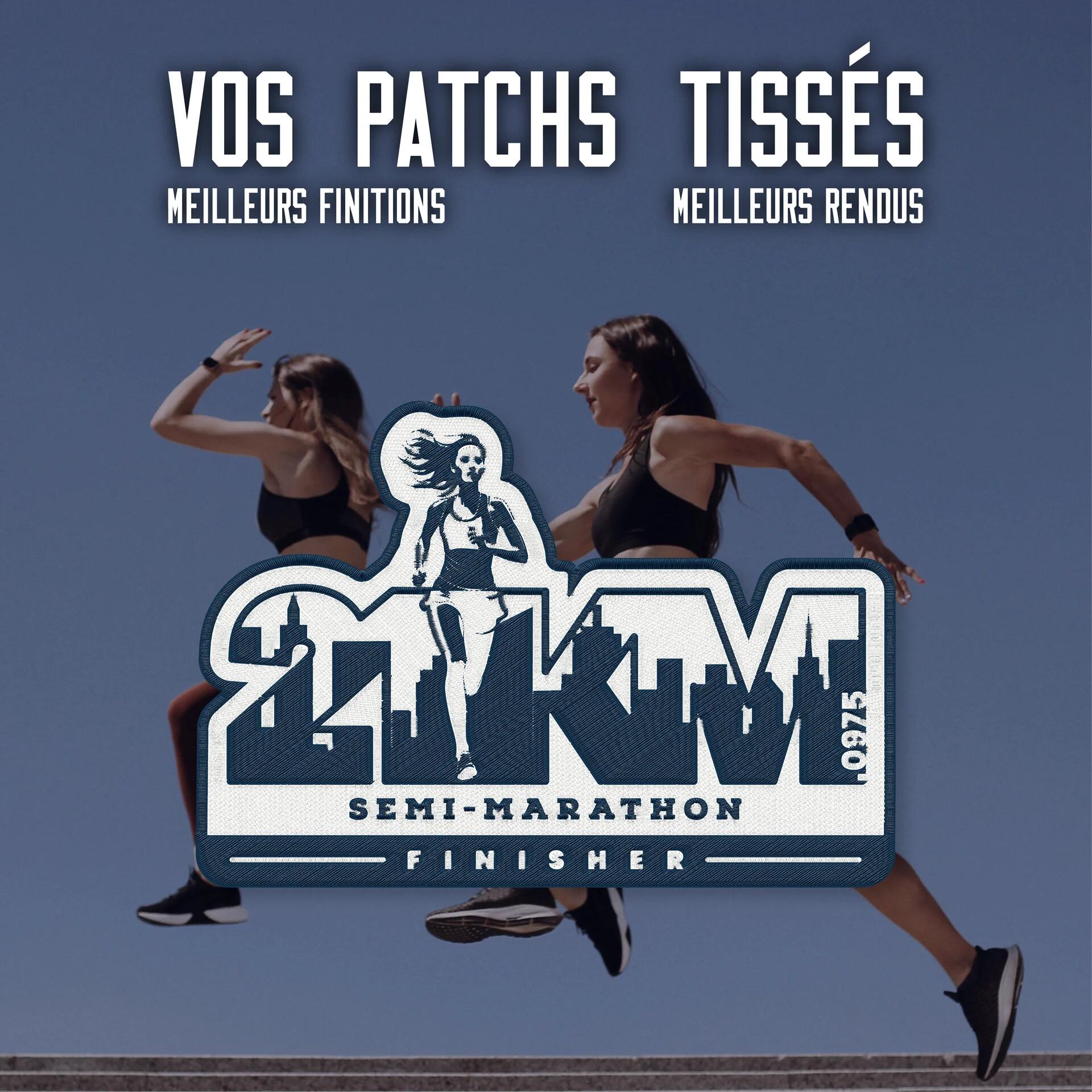 Écusson Finisher Semi-marathon pour Femme 2/5