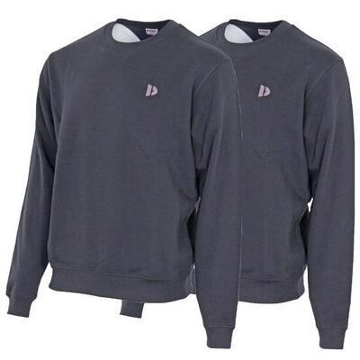 2-pack donnay multi sport ronde hals sweater dean unisex