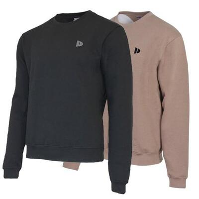 2-pack donnay multi sport ronde hals sweater dean unisex