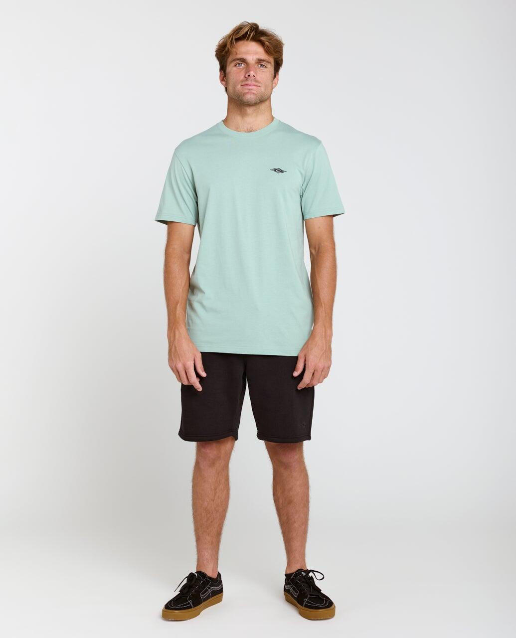 T-shirt Homme Streamline Embroid Standard Tee - Aloe 4/5