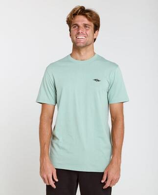 T-shirt heren streamline embroid standard tee - aloe