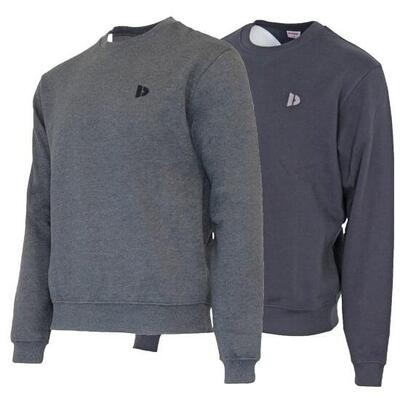 2-pack donnay multi sport ronde hals sweater dean unisex