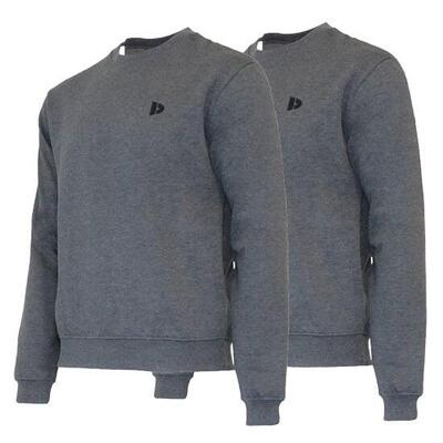 2-pack donnay multi sport ronde hals sweater dean unisex