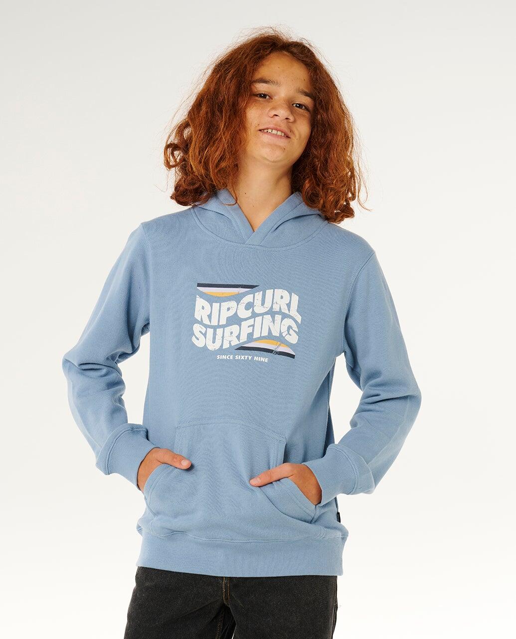 Hoodie Jongens Streamline Hood - Faded Denim 5/5