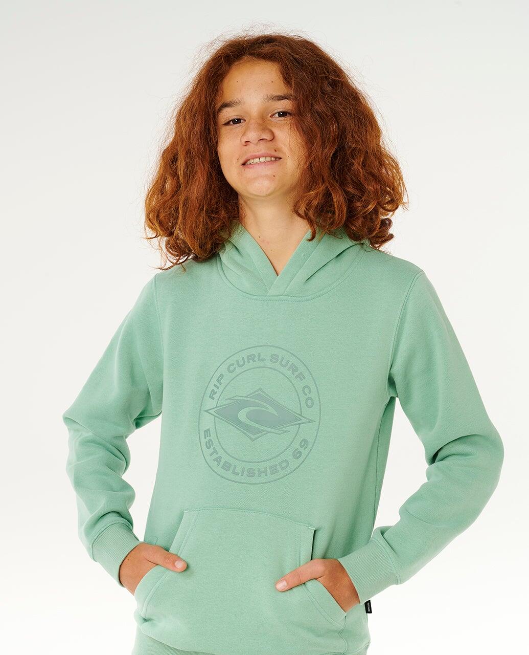 Sweat à capuche Garçon Stapler - Aloe 6/6