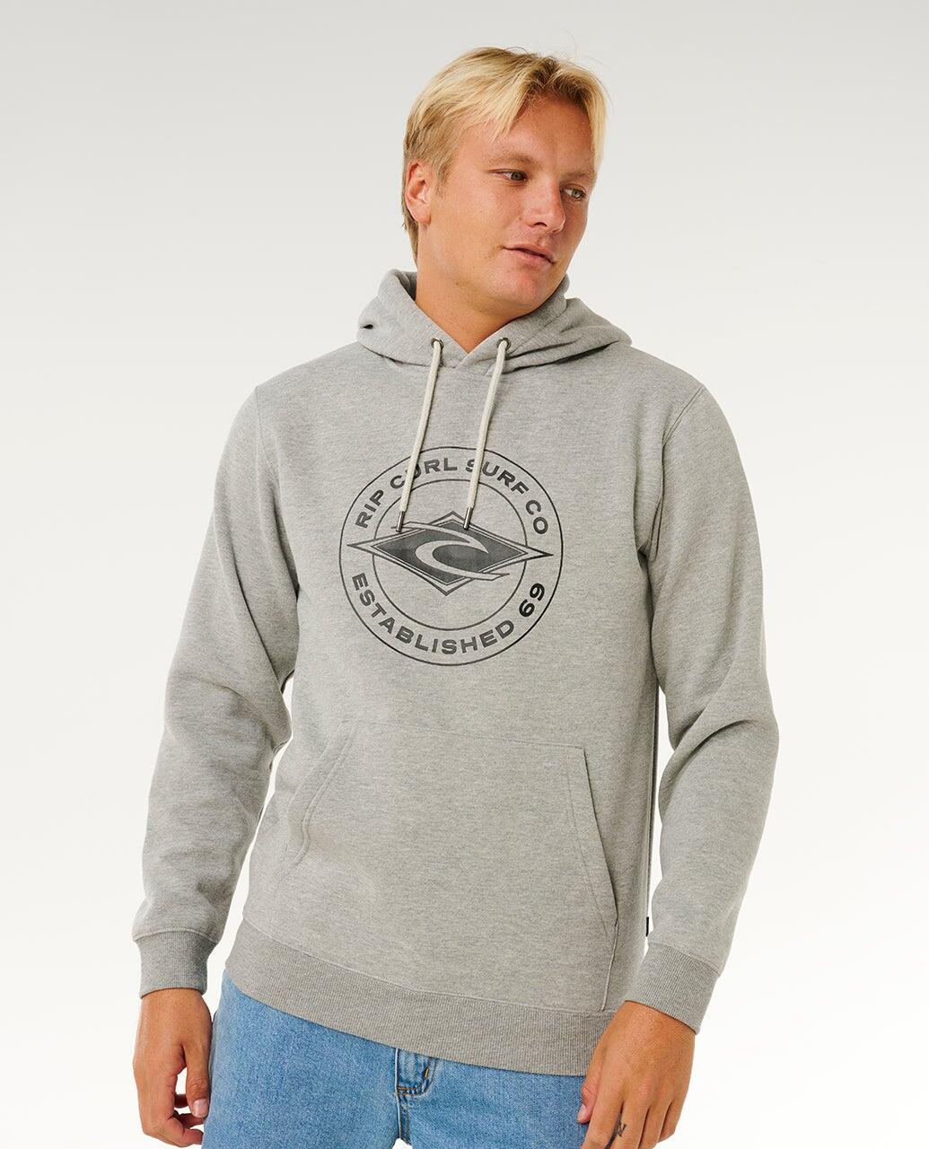 Sweat Homme Stapler à capuche - Grey Marle 6/6