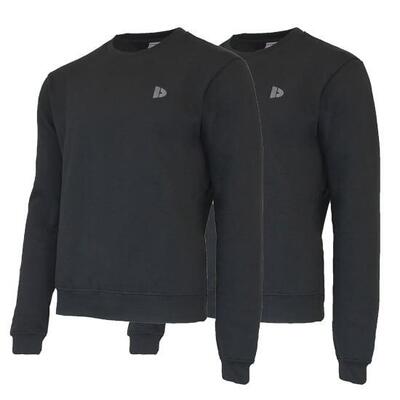 2-pack donnay multi sport ronde hals sweater dean unisex